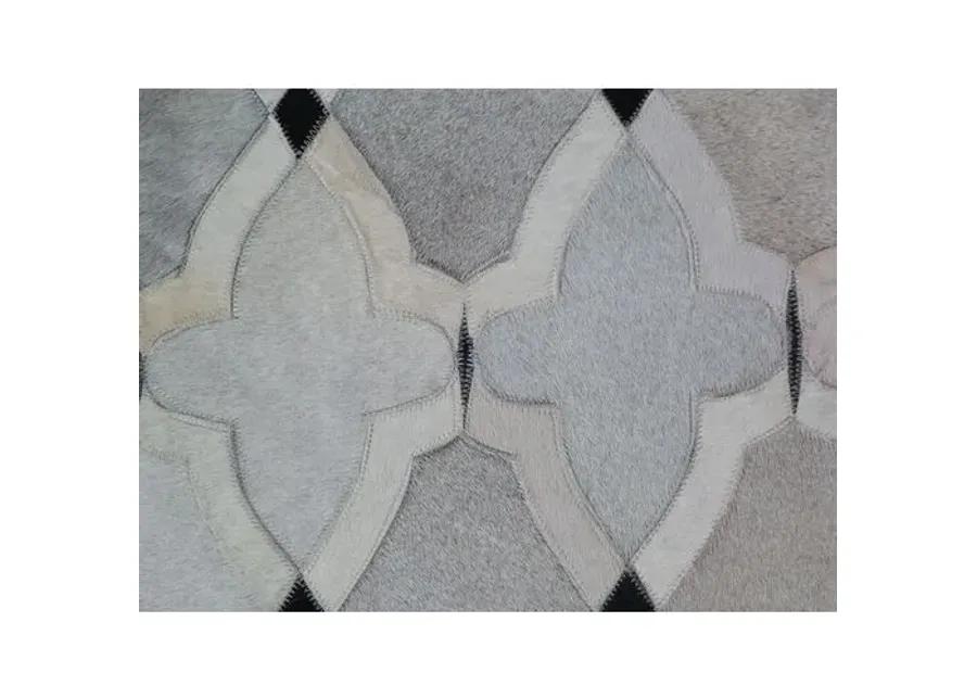 Fairmont Hide Rug - Ivory - Exquisite Rugs - Gray - Gray