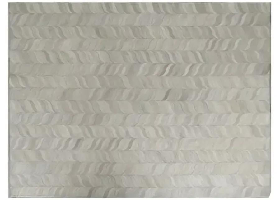 Forman Hide Rug - Ivory - Exquisite Rugs - Gray - Gray