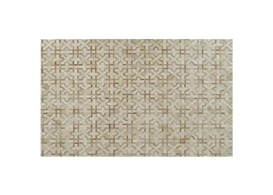 Frank Hide Rug - Ivory/Tan - Exquisite Rugs - Beige - Beige