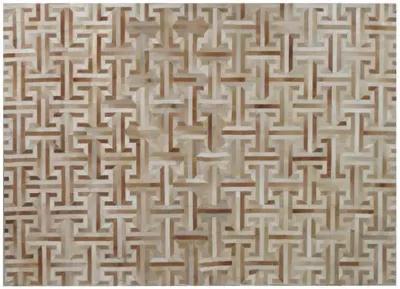 Edith Hide Rug - Ivory/Tan - Exquisite Rugs - Beige - Beige