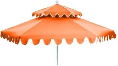 Daiana Two-Tier Patio Umbrella - Melon - Orange