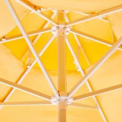 Daiana Two-Tier Fringe Patio Umbrella - Yellow