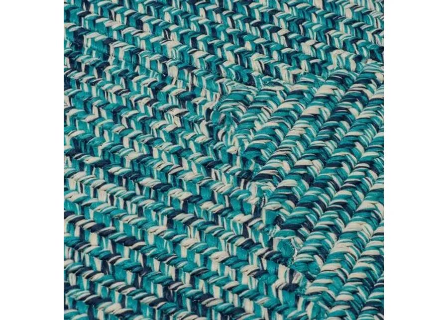 Tweed Outdoor Rug - Blue - Blue