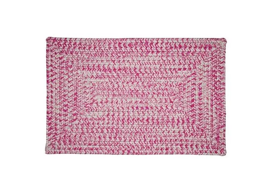 Tweed Outdoor Rug - Magenta - Pink - Pink