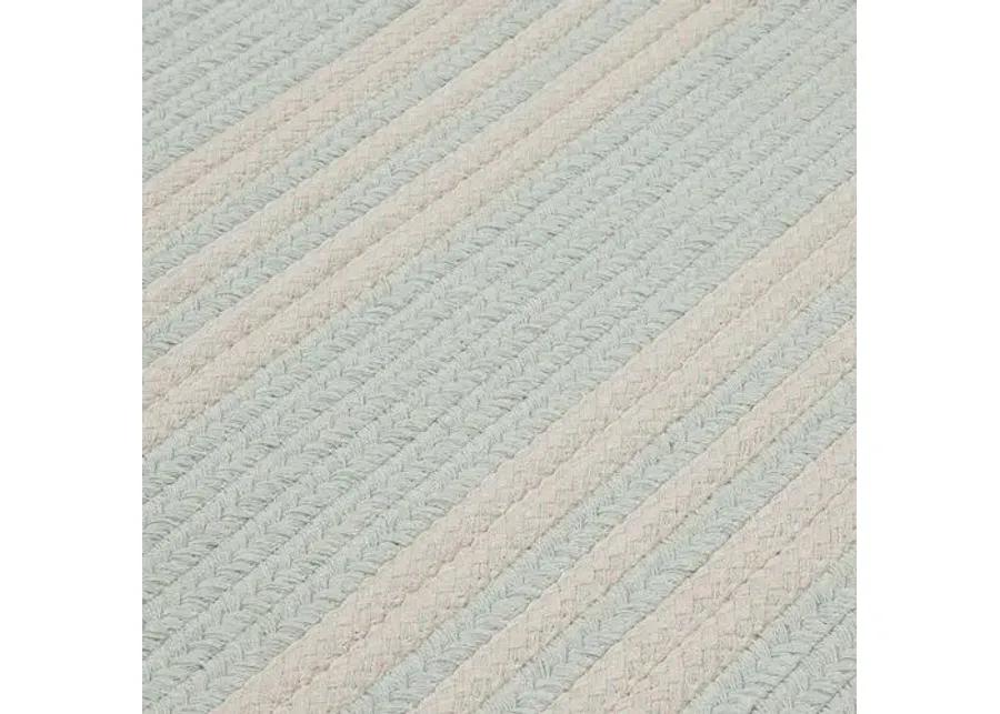 Sunbrella Stripe Outdoor Rug - Sea - Blue - Blue