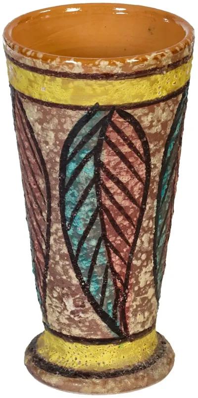 1960s Italian Ceramic Vase - 2-b-Modern - Brown