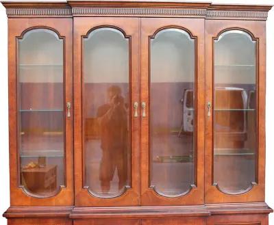 Midcentury Henredon China Cabinet - Something Vintage - Brown