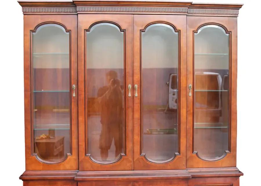 Midcentury Henredon China Cabinet - Something Vintage - Brown