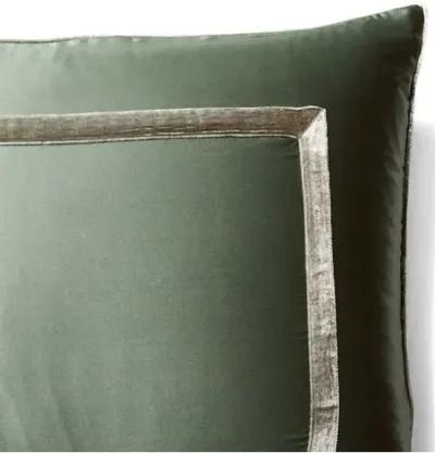 Velvet Sham - Moss - Kumi Kookoon - Green