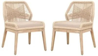 Set of 2 Easton Side Chairs - Sand/Light Gray - Beige