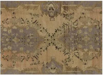 Turkish Oushak Rug - 4'10" x 10'2" - gray - gray