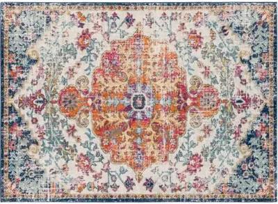 Errai Rug - Neutral/Blue - Blue