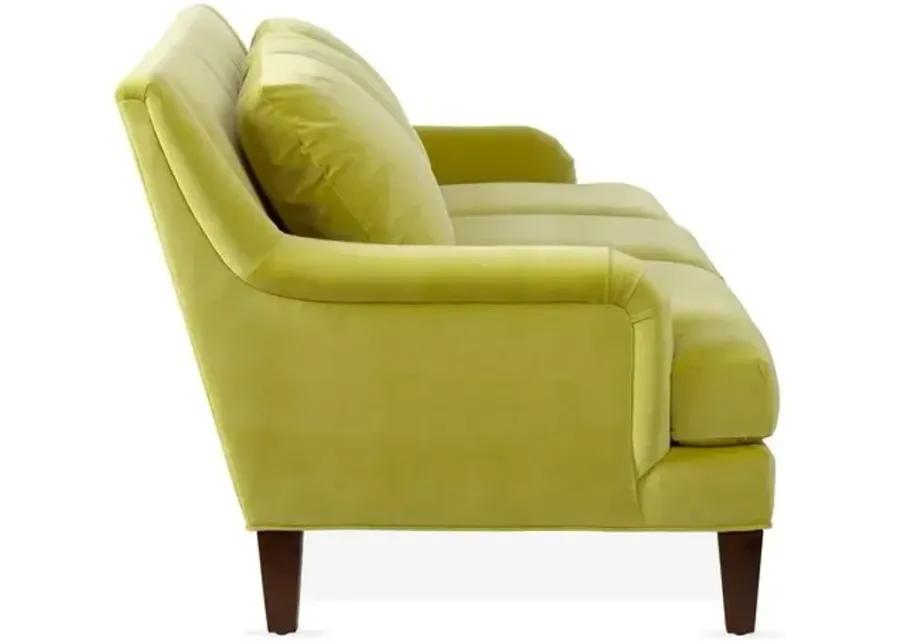 Merrimack Sofa - Chartreuse Velvet