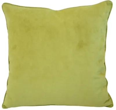 Apple Green Velvet Pillow