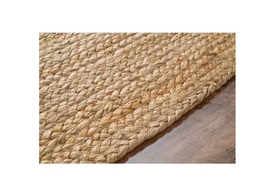 Mintaka Round Jute Rug - Natural - Beige - Beige