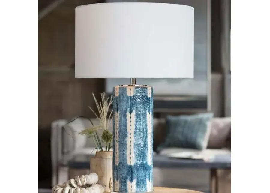 Mali Ceramic Table Lamp - Indigo - Regina Andrew