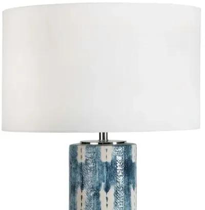 Mali Ceramic Table Lamp - Indigo - Regina Andrew