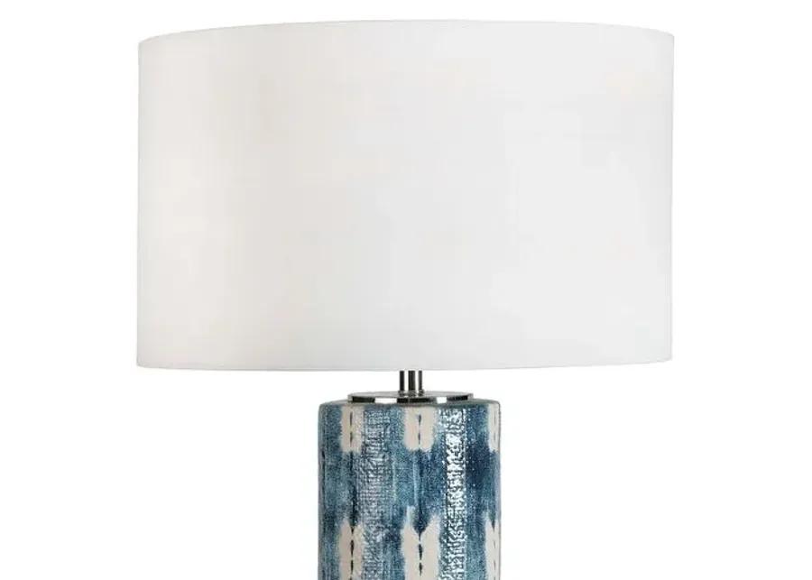 Mali Ceramic Table Lamp - Indigo - Regina Andrew