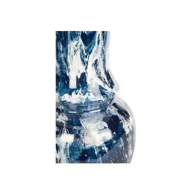 Garvey Table Lamp - Blue/White - Bradburn Home