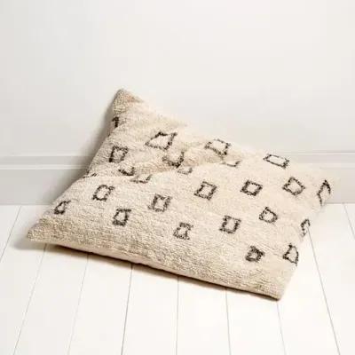 Bowie 28x36 Pillow - Ivory/Gray - Pom Pom at Home