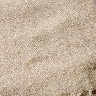 Montauk Linen Throw - Natural - Pom Pom at Home - Beige, Fringed