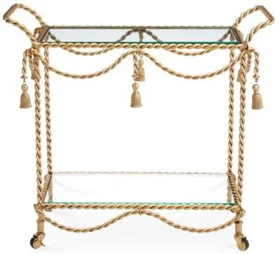 Hyannis Bar Cart - Antiqued Gold