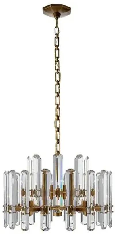 Visual Comfort - Bonnington Medium Chandelier - Crystal - Gold