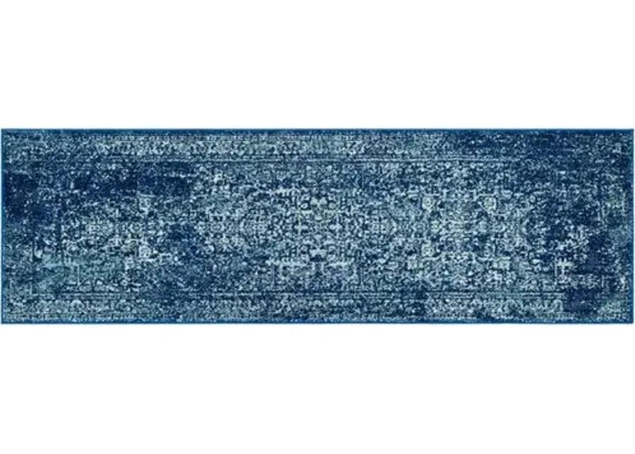 Vistacrest Rug - Navy/Ivory - Blue - Blue