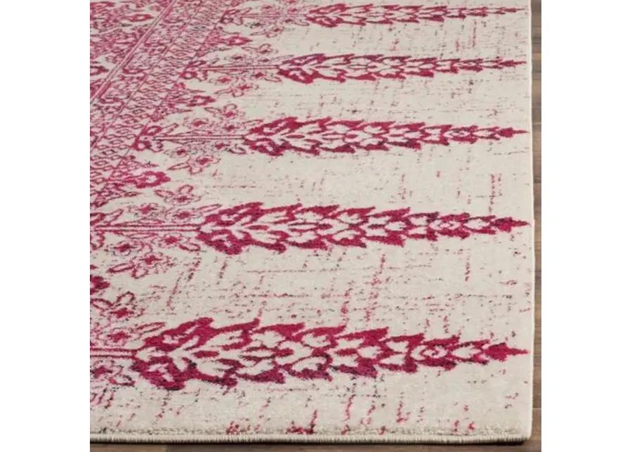 Marthiam Rug - Ivory/Fuchsia - Pink - Pink