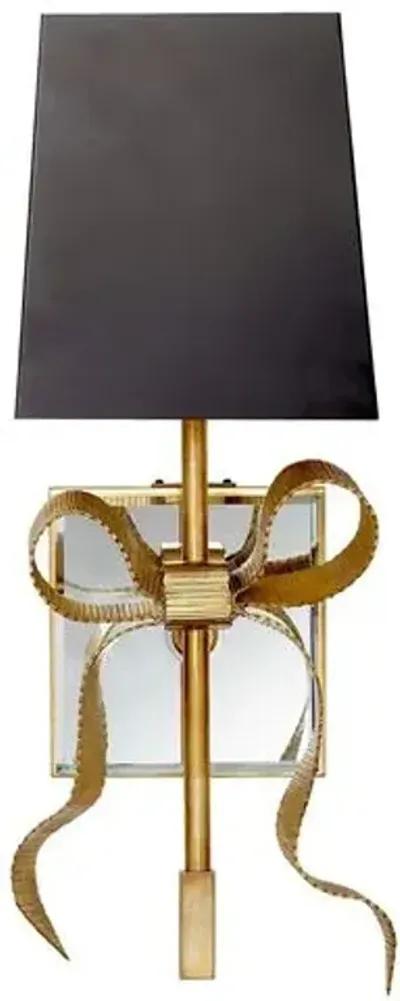 Visual Comfort - Ellery Bow Small Sconce - Gold