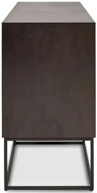 Dorota Sideboard - Natural/Black - Brown