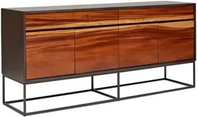 Dorota Sideboard - Natural/Black - Brown