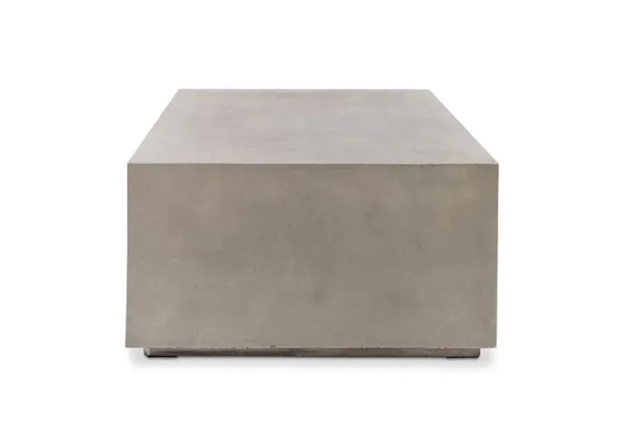 Elwood Square Concrete Coffee Table - Dark Gray