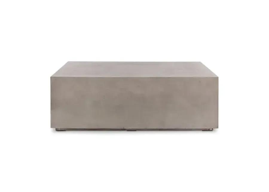 Elwood Square Concrete Coffee Table - Dark Gray