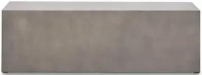 Elwood Rectangular Concrete Bench - Dark Grey - Gray