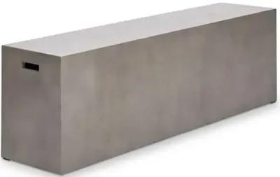 Elwood Rectangular Concrete Bench - Dark Grey - Gray