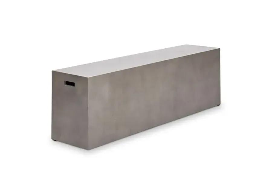 Elwood Concrete Bench - Dark Gray