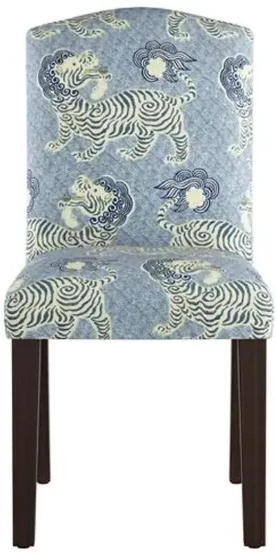 Set of 2 Marie Side Chairs - Blue Lion - Handcrafted