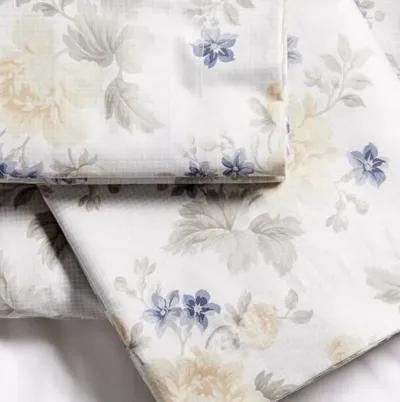 Bridgeport Sheet Set - Blue - Belle Epoque, 300 Thread Count, Egyptian Cotton Sateen, Soft and Luxurious