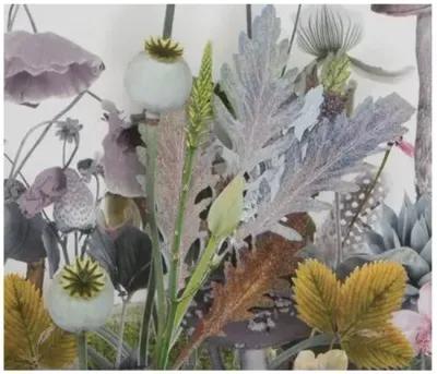 Dawn Wolfe - 3D Plant Montage: Muted - Dawn Wolfe Design - Pink