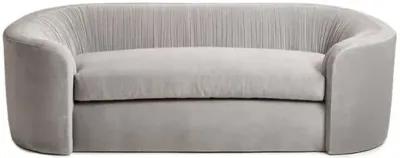 Clio Velvet Ruched Sofa