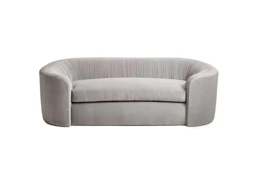 Clio Velvet Ruched Sofa