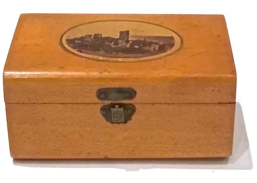 Antique Castle Hastings Box - Vermilion Designs - Brown