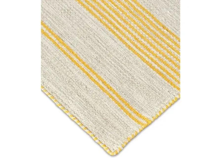 Gilford Outdoor Rug - Gold/White - Yellow - Yellow