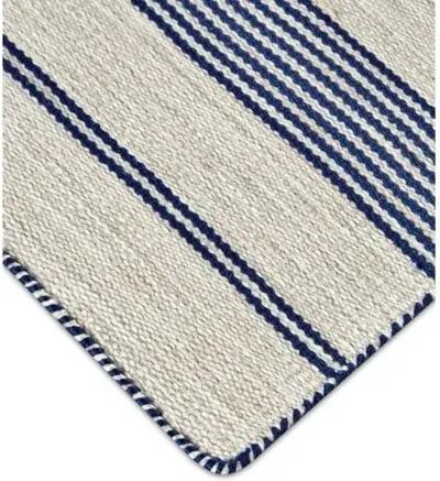 Gilford Outdoor Rug - Navy/White - Blue - Blue