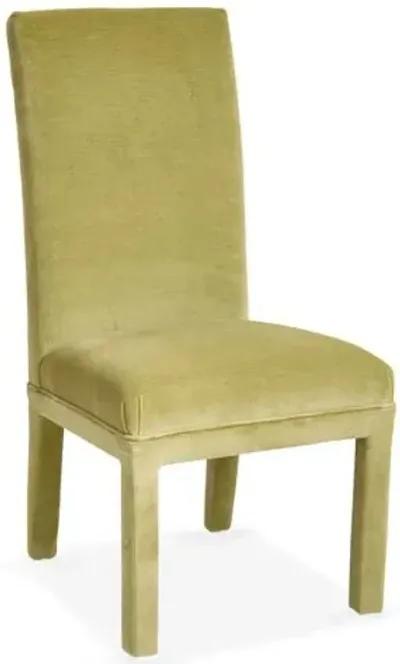 Monroe Side Chair - Velvet - Yellow