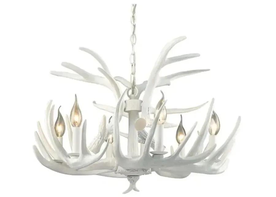 Big Sky 6-Light Chandelier - White