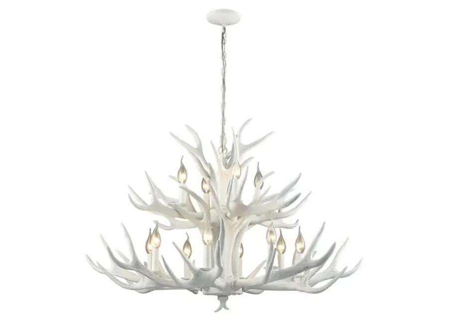 Big Sky 12-Light Chandelier - White