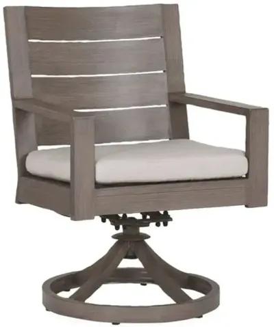 Farren Outdoor Swivel Armchair - Canvas Sunbrella - Gray