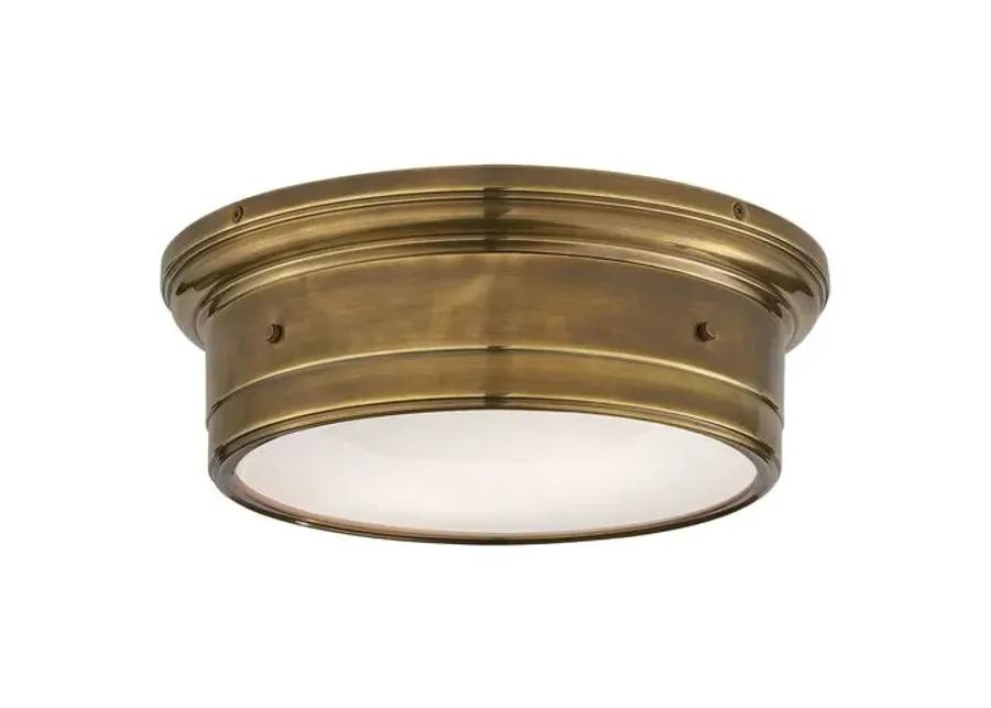 Visual Comfort - Siena Flush Mount - Antique Brass - Gold